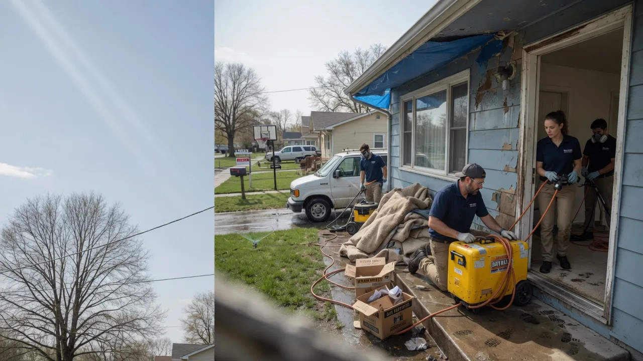 Basement Flood Cleanup in Ava, OH near me